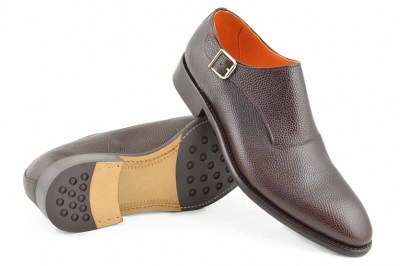 hebilla marron suela